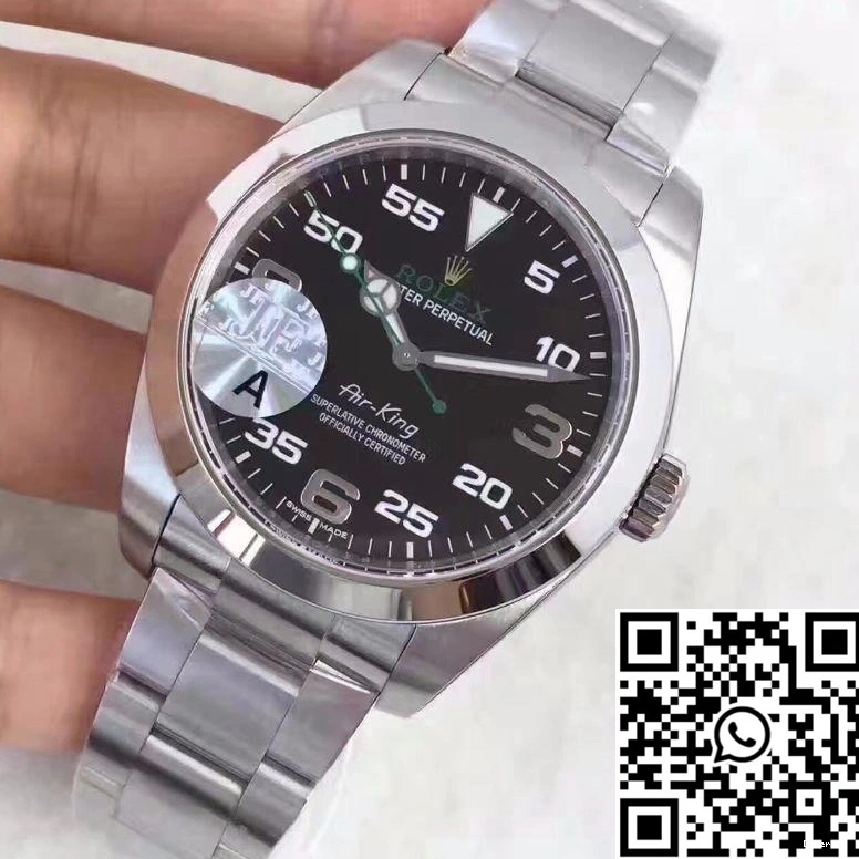 JF Rolex Black Air-King 116900 Dial Factory 0114